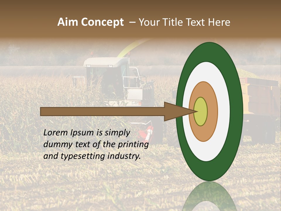 Harvesting Farmer Season PowerPoint Template