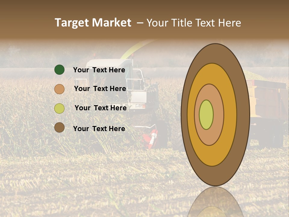 Harvesting Farmer Season PowerPoint Template