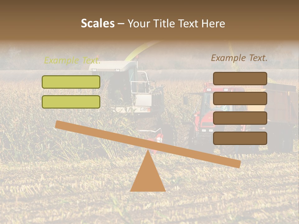 Harvesting Farmer Season PowerPoint Template