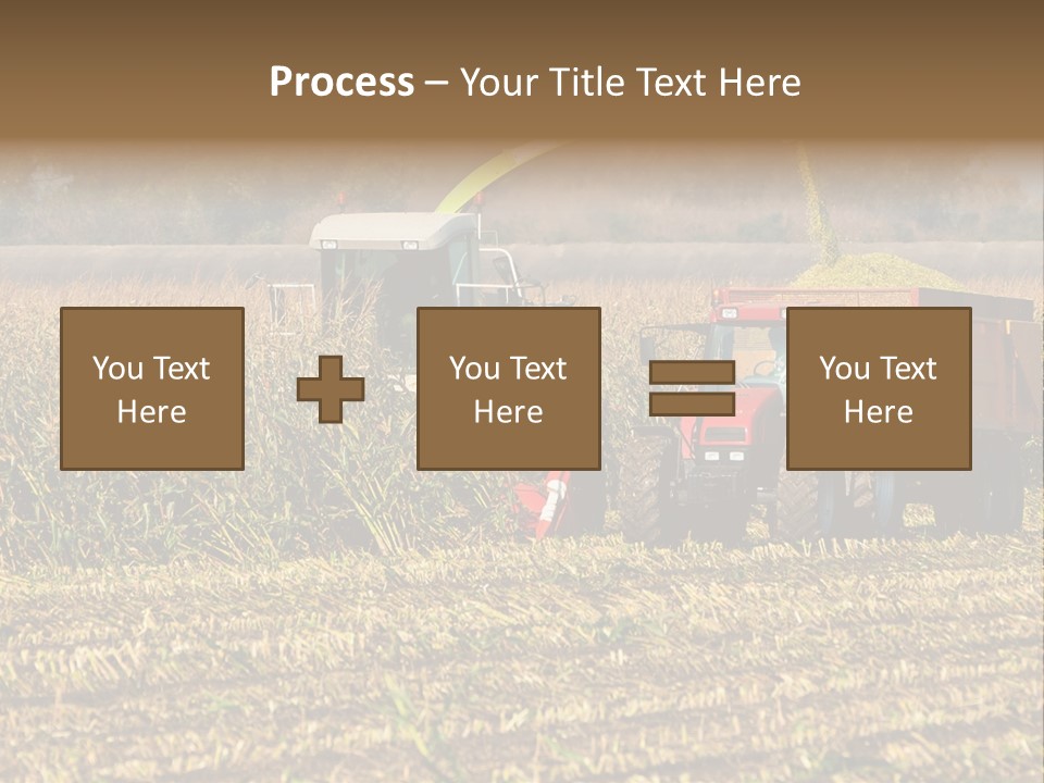 Harvesting Farmer Season PowerPoint Template
