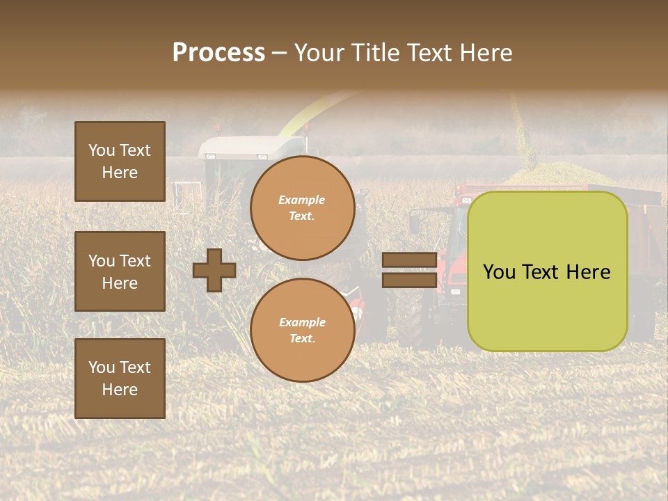 Harvesting Farmer Season PowerPoint Template