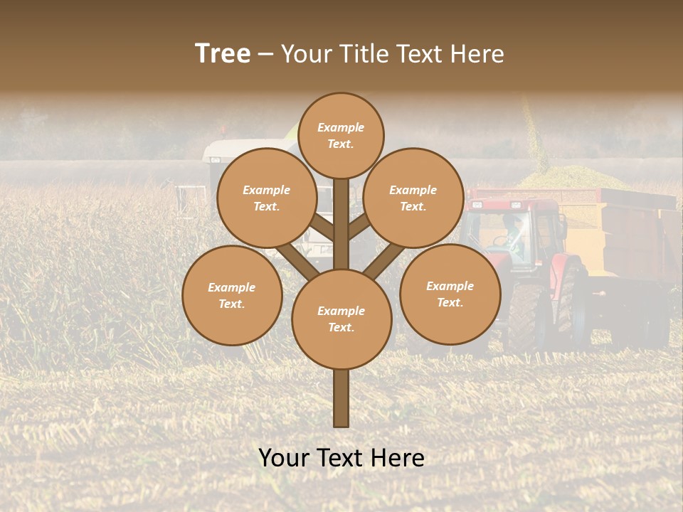 Harvesting Farmer Season PowerPoint Template