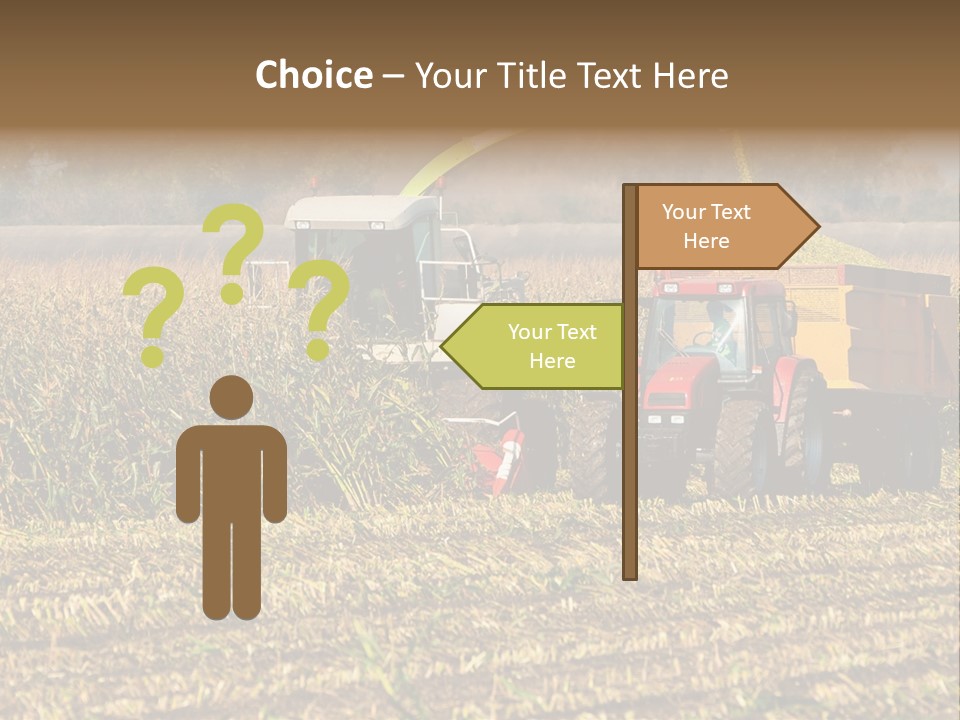 Harvesting Farmer Season PowerPoint Template