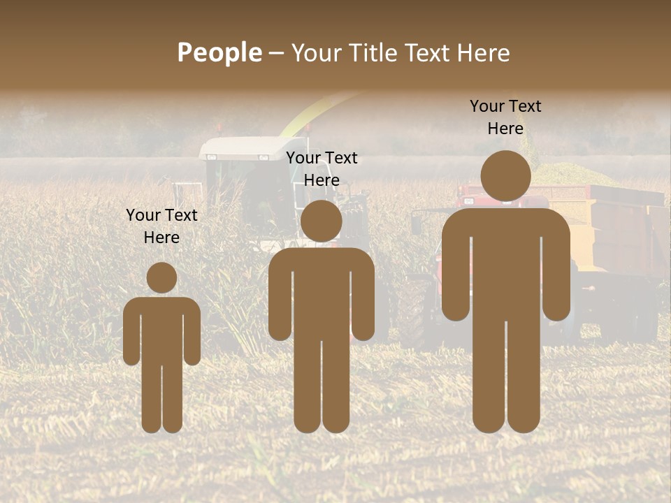 Harvesting Farmer Season PowerPoint Template