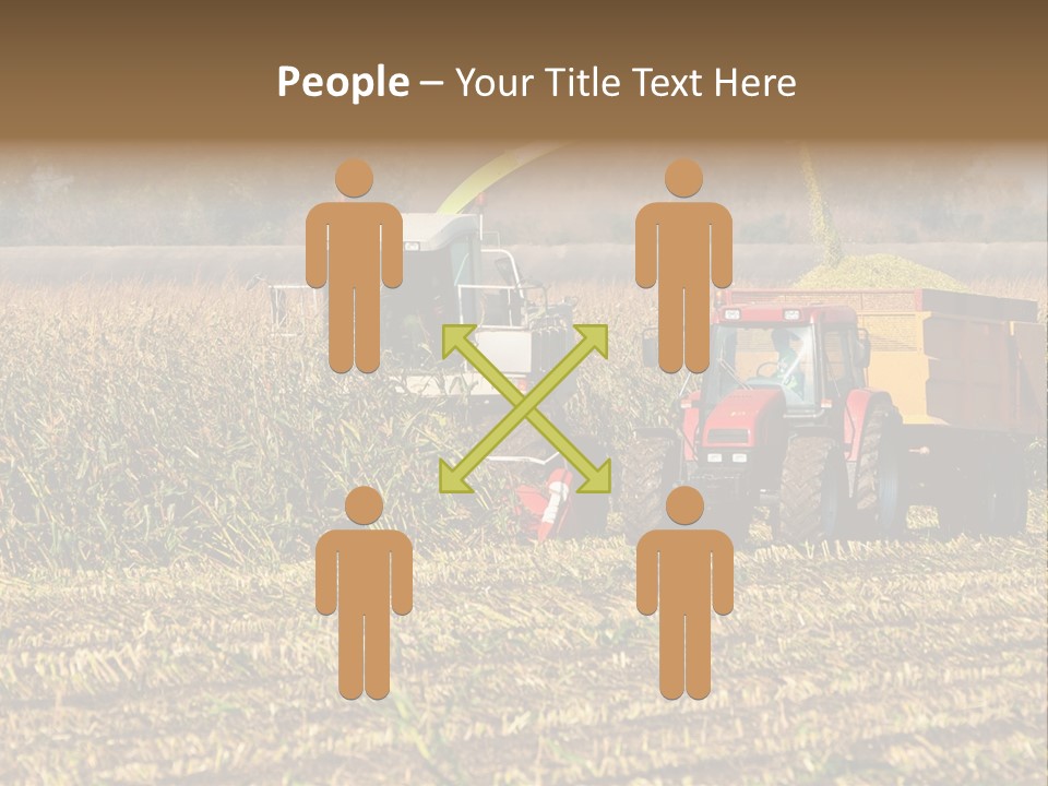 Harvesting Farmer Season PowerPoint Template