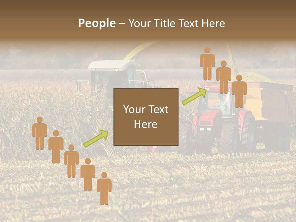 Harvesting Farmer Season PowerPoint Template