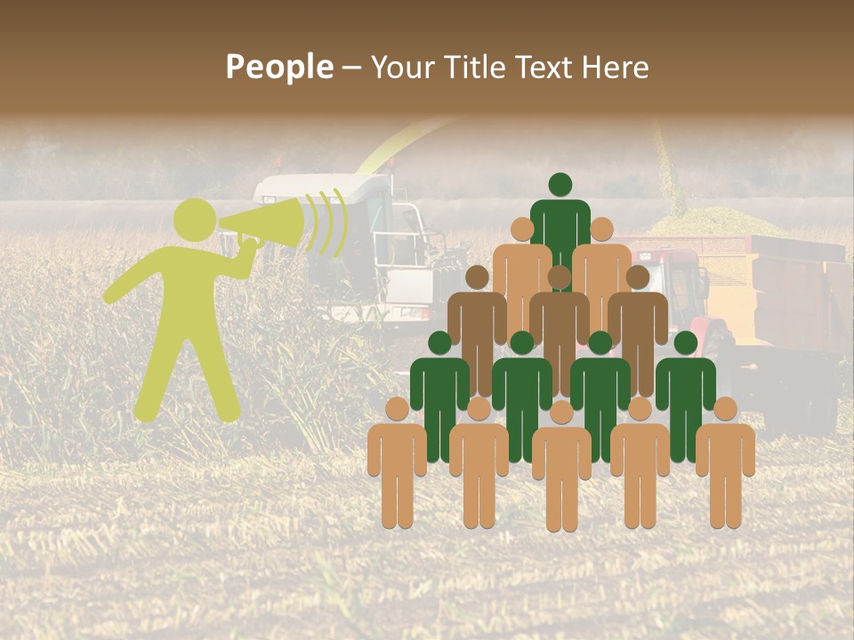 Harvesting Farmer Season PowerPoint Template
