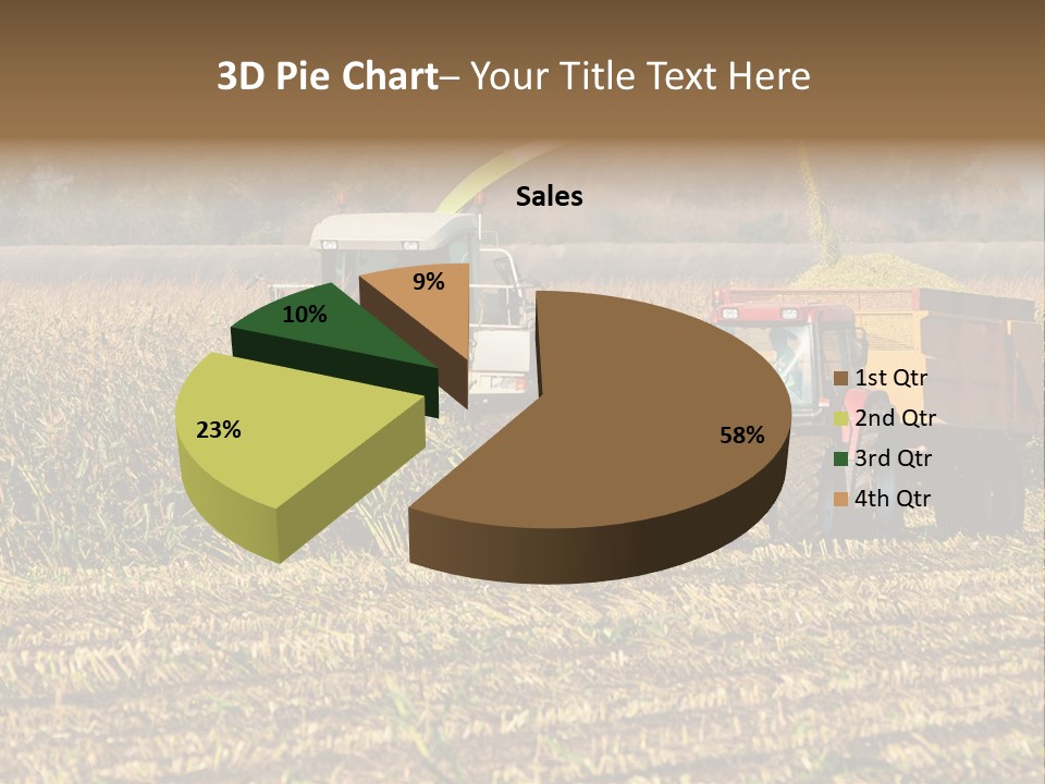 Harvesting Farmer Season PowerPoint Template