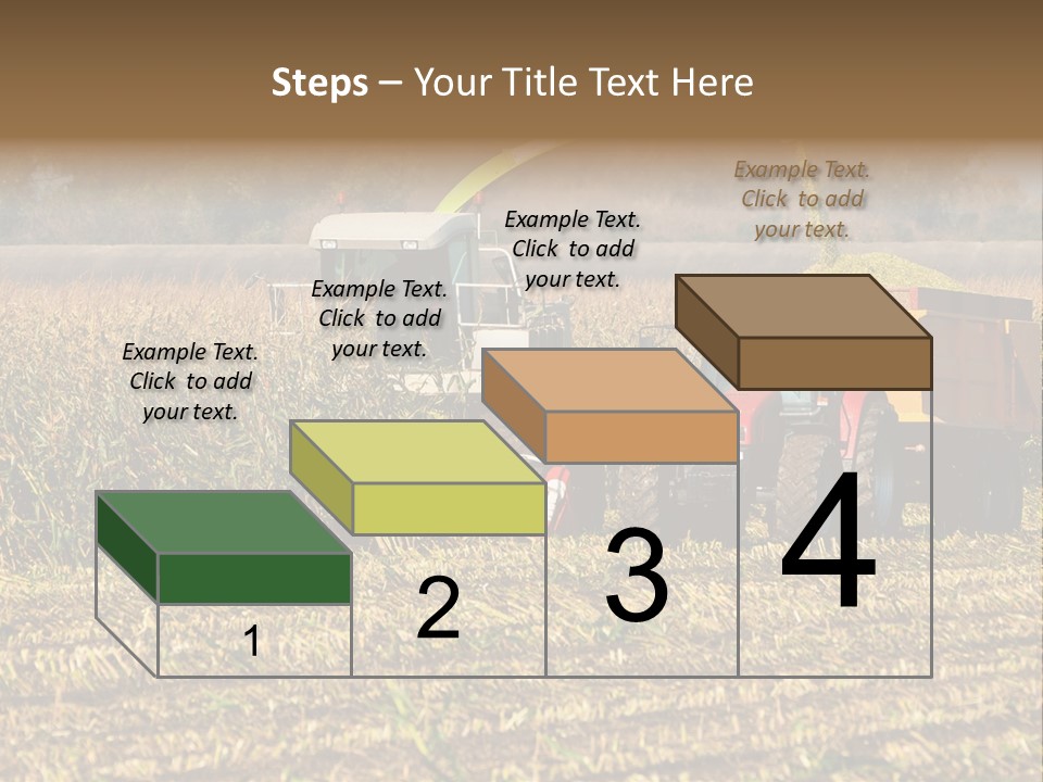Harvesting Farmer Season PowerPoint Template