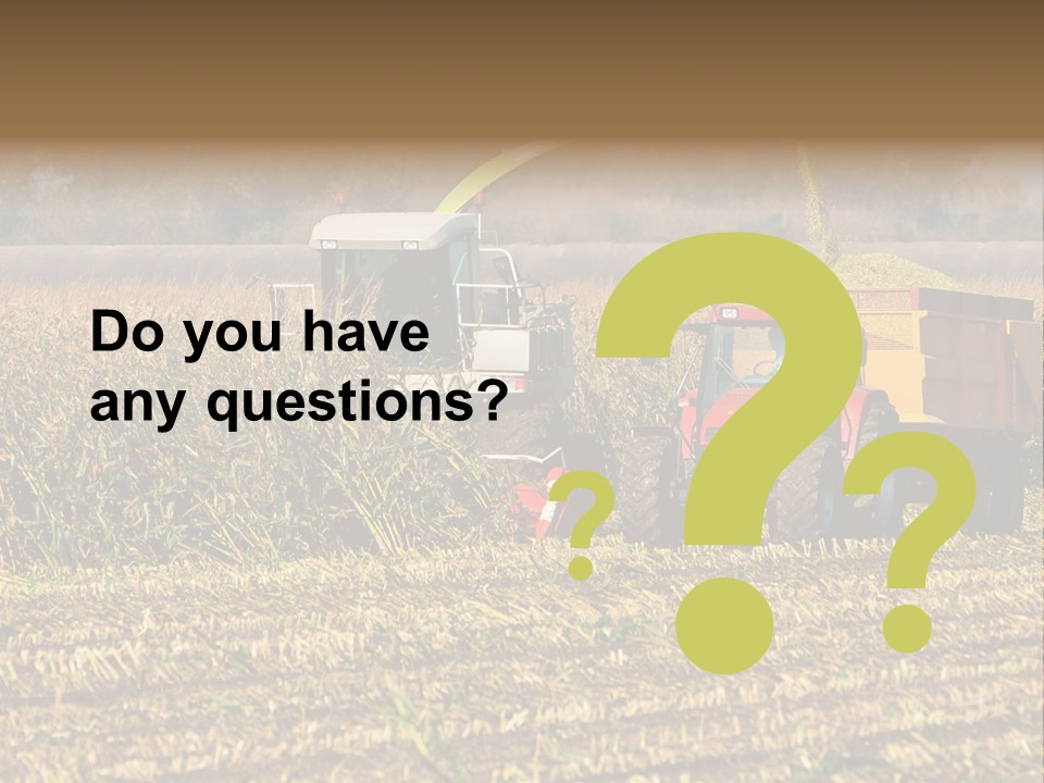 Harvesting Farmer Season PowerPoint Template