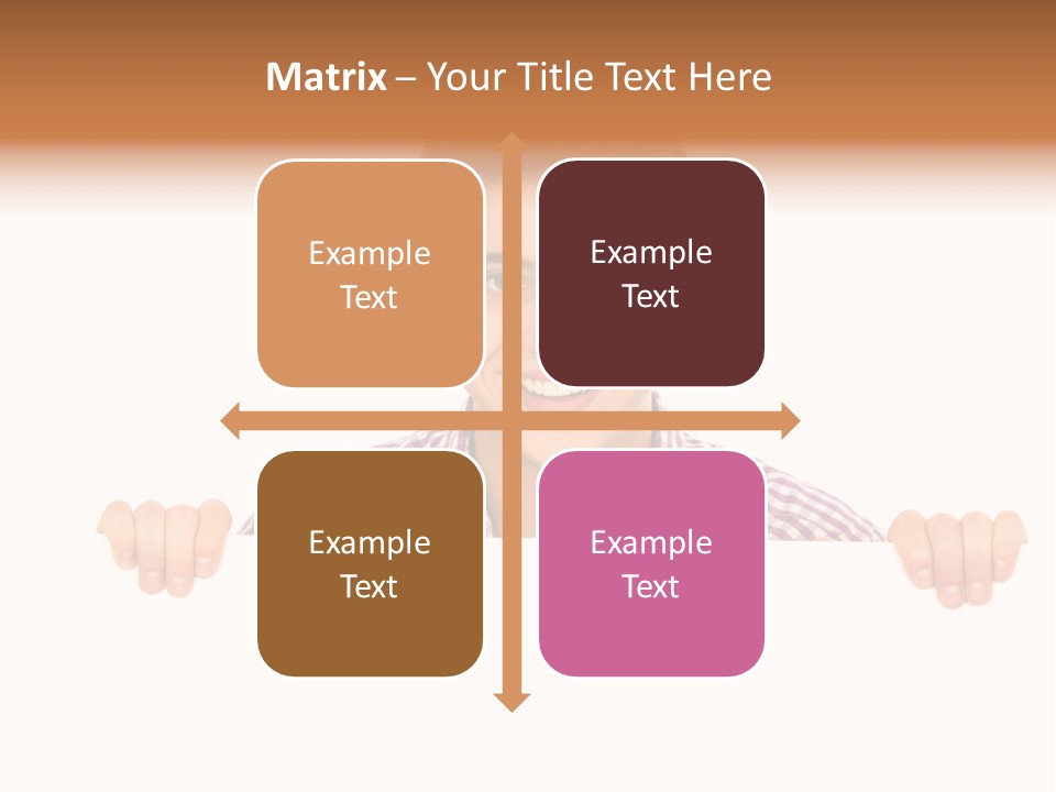 Placard Billboard Person PowerPoint Template