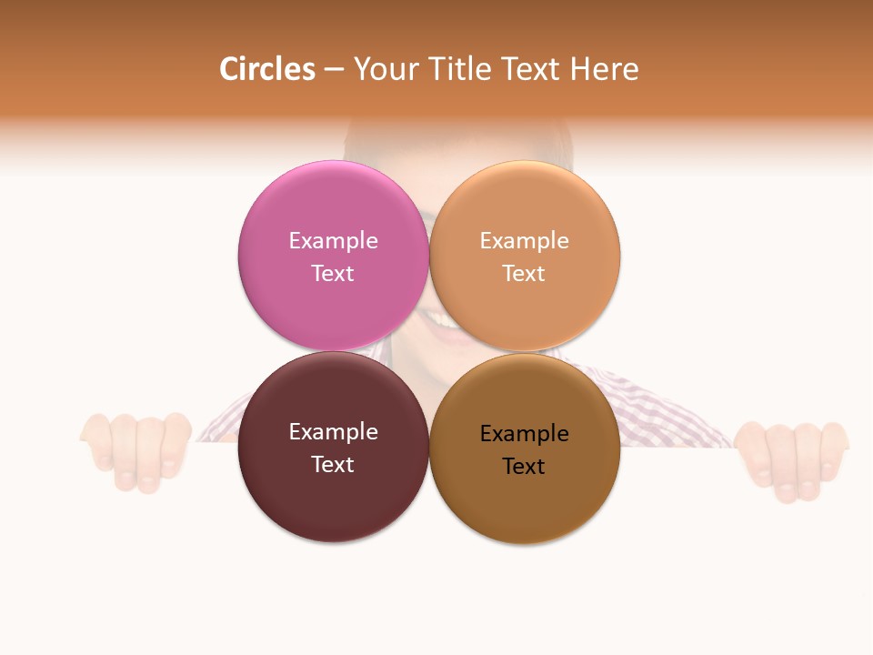 Placard Billboard Person PowerPoint Template