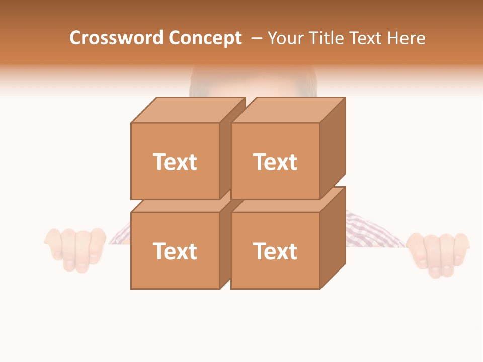 Placard Billboard Person PowerPoint Template