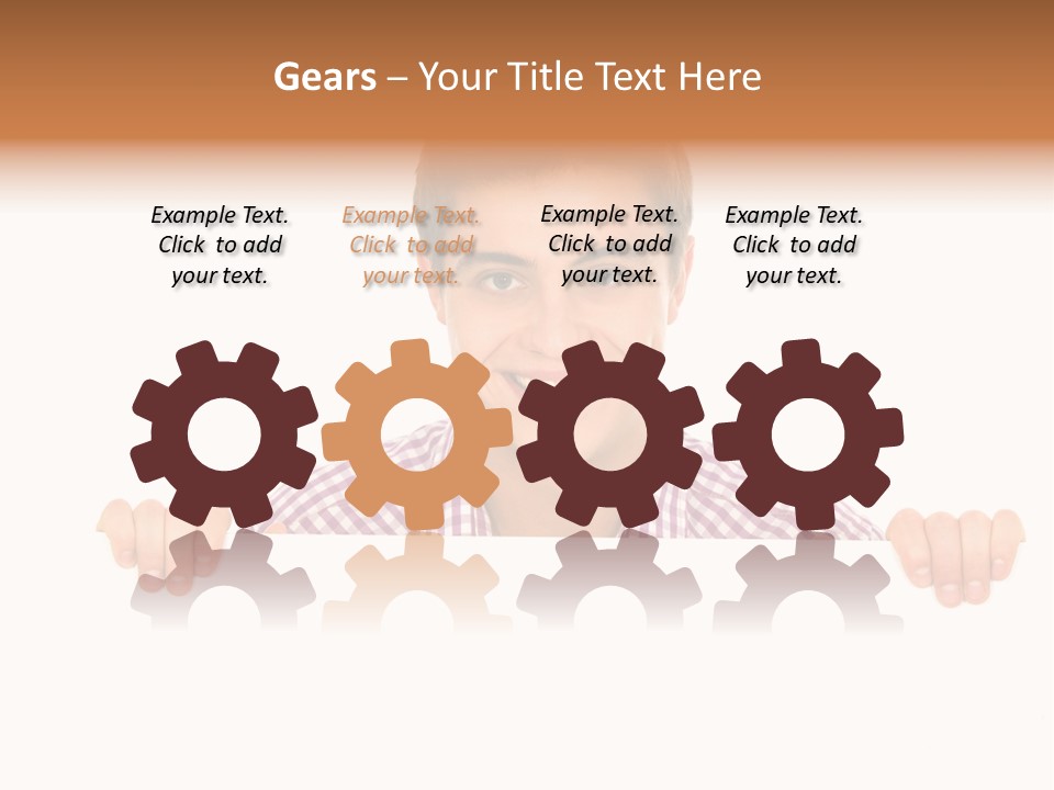 Placard Billboard Person PowerPoint Template