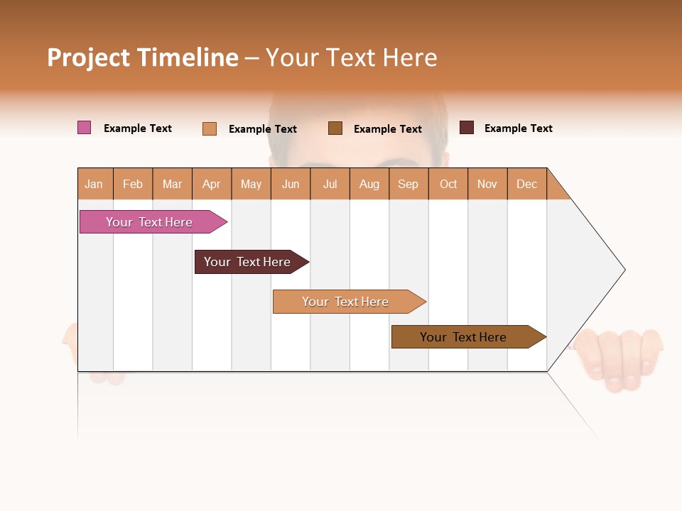 Placard Billboard Person PowerPoint Template