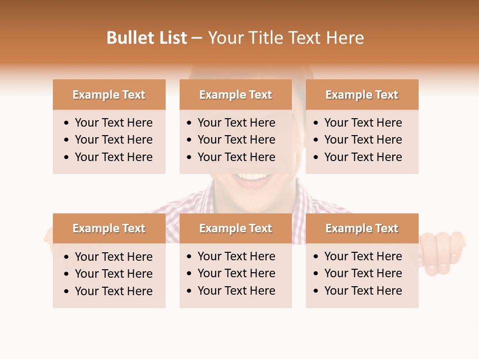 Placard Billboard Person PowerPoint Template