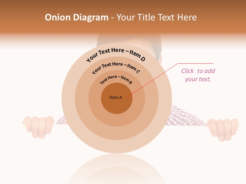 Placard Billboard Person PowerPoint Template