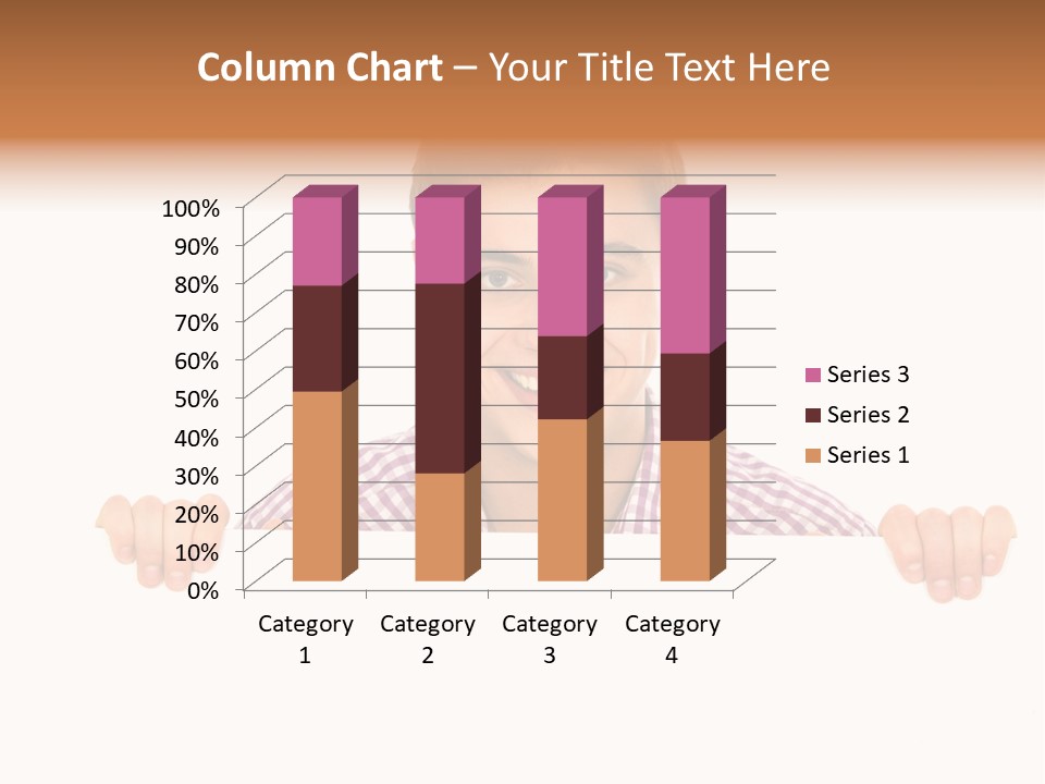 Placard Billboard Person PowerPoint Template