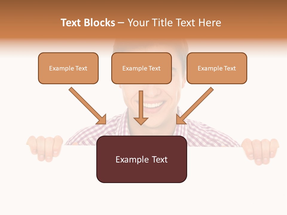 Placard Billboard Person PowerPoint Template