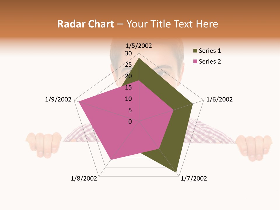 Placard Billboard Person PowerPoint Template