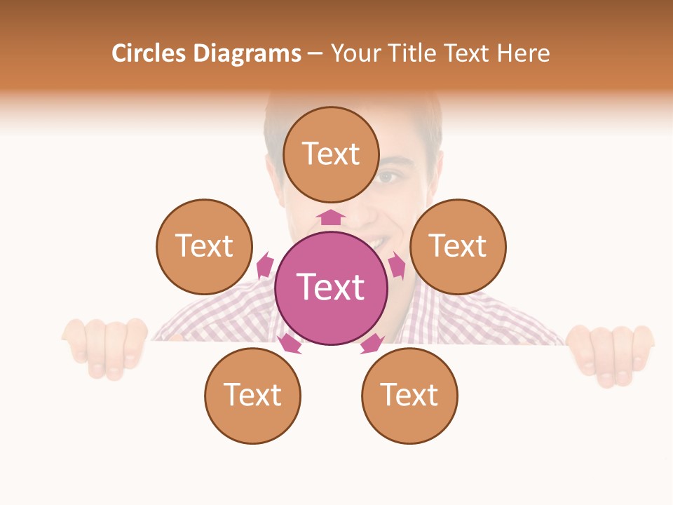 Placard Billboard Person PowerPoint Template