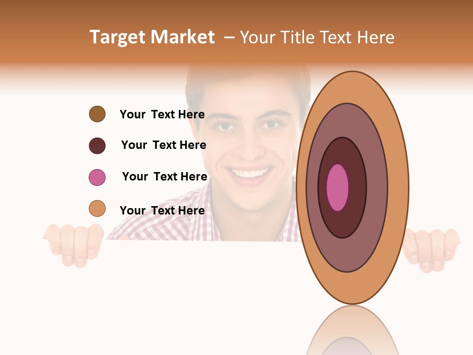 Placard Billboard Person PowerPoint Template