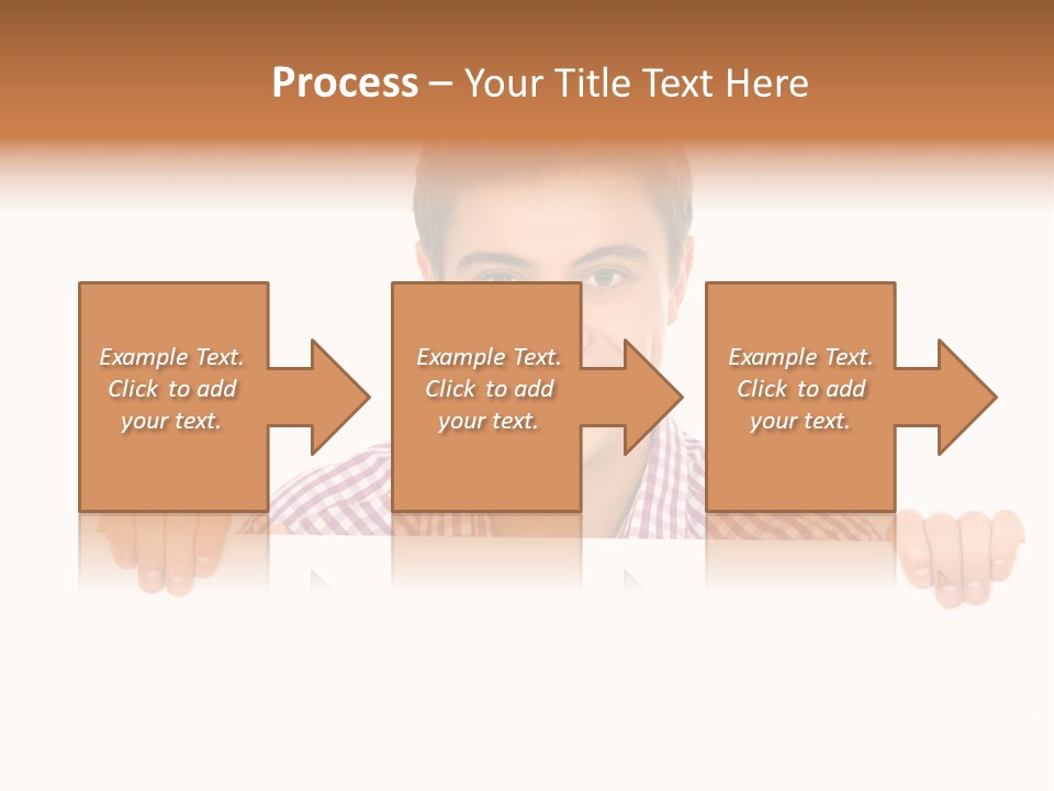 Placard Billboard Person PowerPoint Template