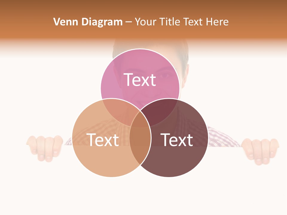 Placard Billboard Person PowerPoint Template