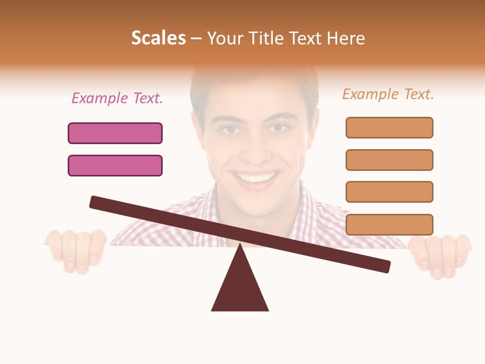 Placard Billboard Person PowerPoint Template