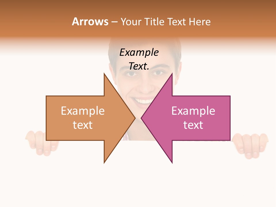 Placard Billboard Person PowerPoint Template