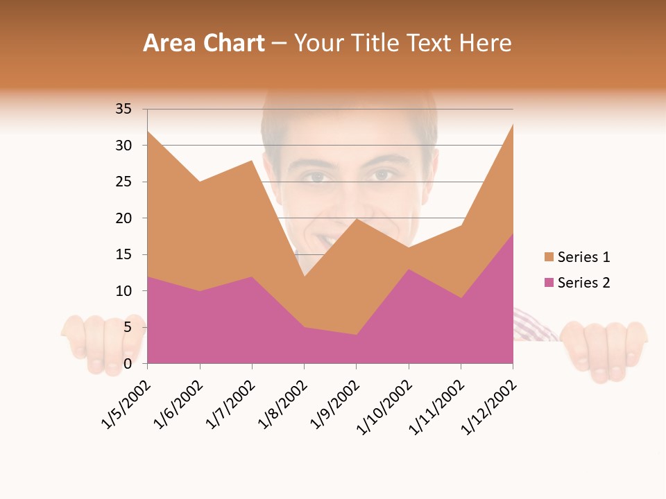 Placard Billboard Person PowerPoint Template