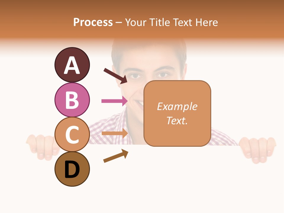 Placard Billboard Person PowerPoint Template