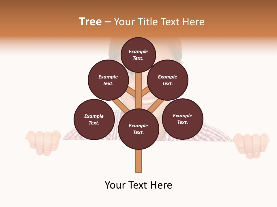 Placard Billboard Person PowerPoint Template