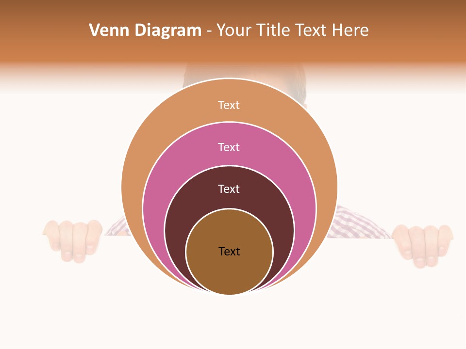 Placard Billboard Person PowerPoint Template