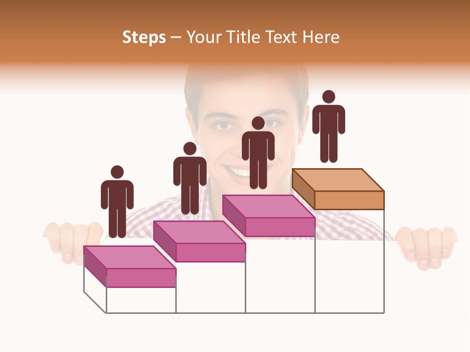 Placard Billboard Person PowerPoint Template