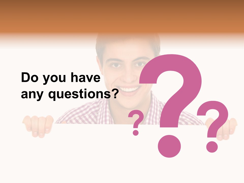 Placard Billboard Person PowerPoint Template