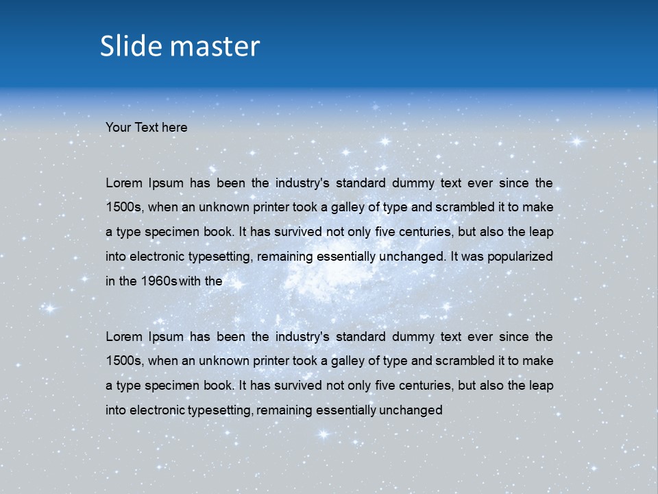 Telescope Andromeda Galaxy PowerPoint Template