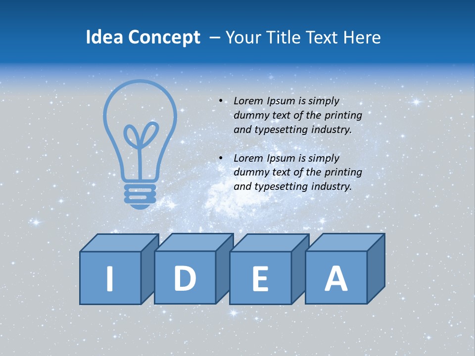 Telescope Andromeda Galaxy PowerPoint Template