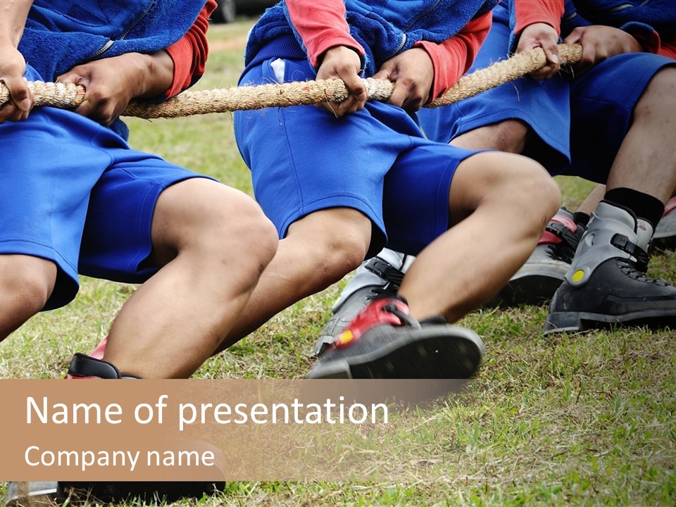 Male Performance Sports PowerPoint Template