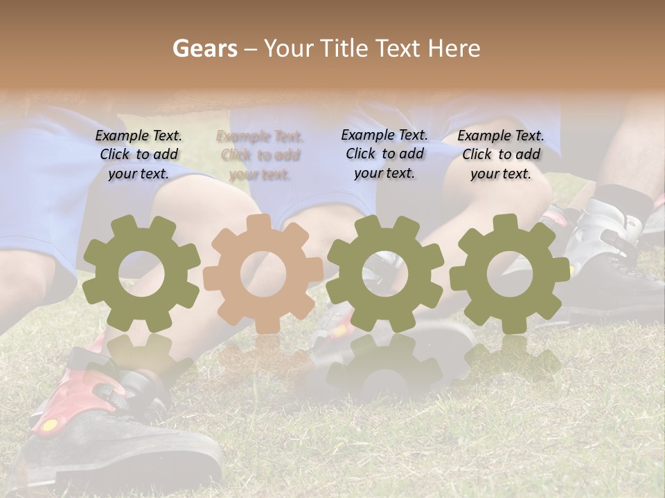 Male Performance Sports PowerPoint Template