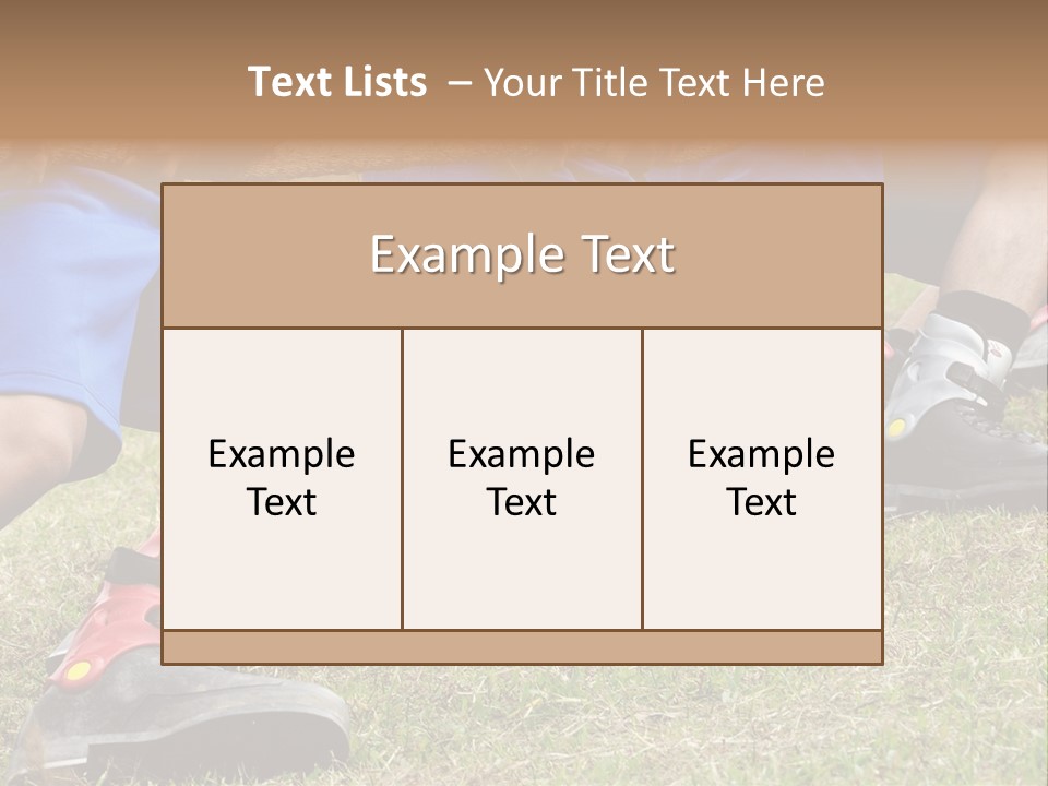 Male Performance Sports PowerPoint Template