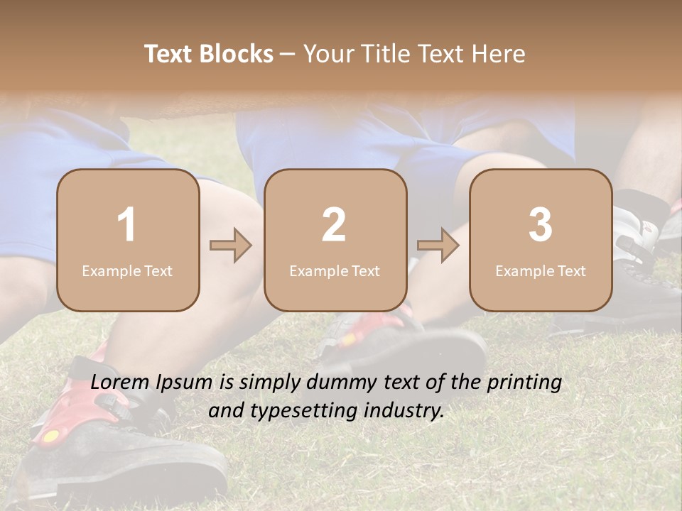 Male Performance Sports PowerPoint Template