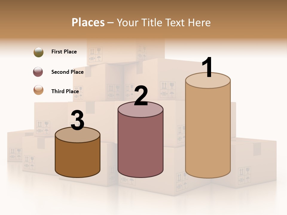 Merchandise Distribution Warehouse PowerPoint Template