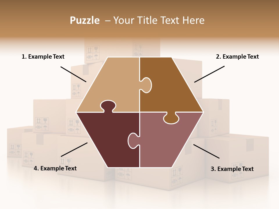 Merchandise Distribution Warehouse PowerPoint Template