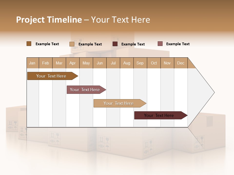 Merchandise Distribution Warehouse PowerPoint Template