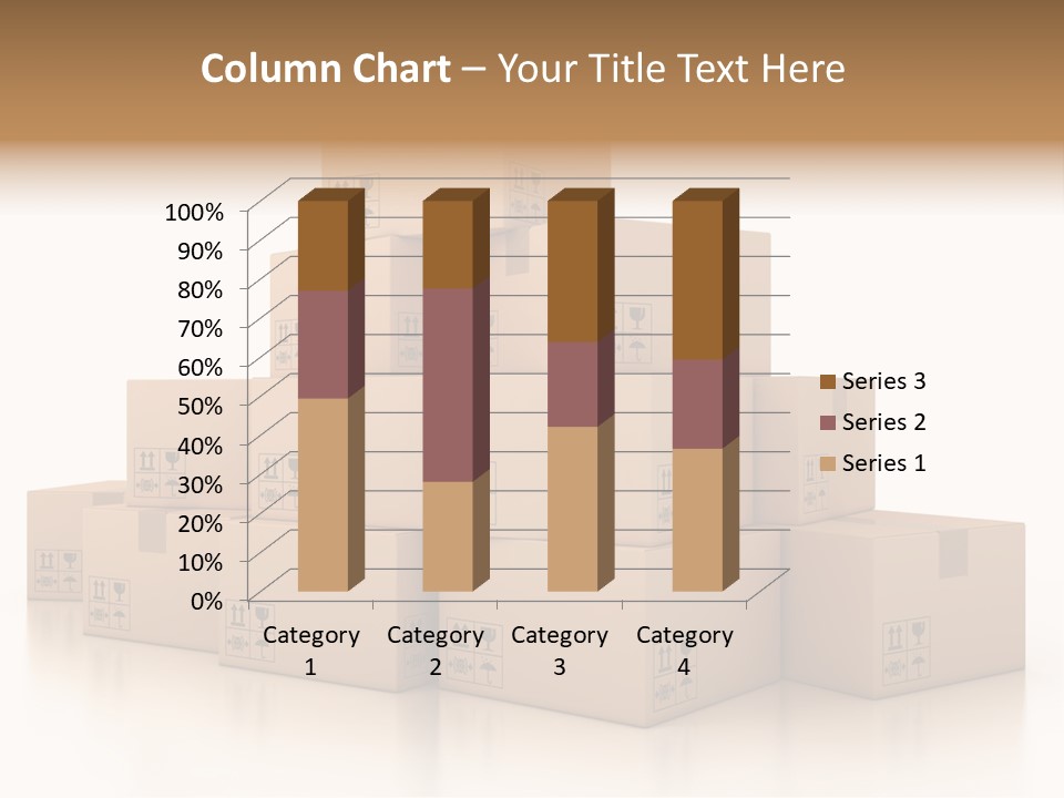 Merchandise Distribution Warehouse PowerPoint Template