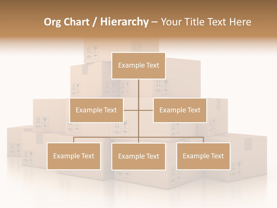 Merchandise Distribution Warehouse PowerPoint Template
