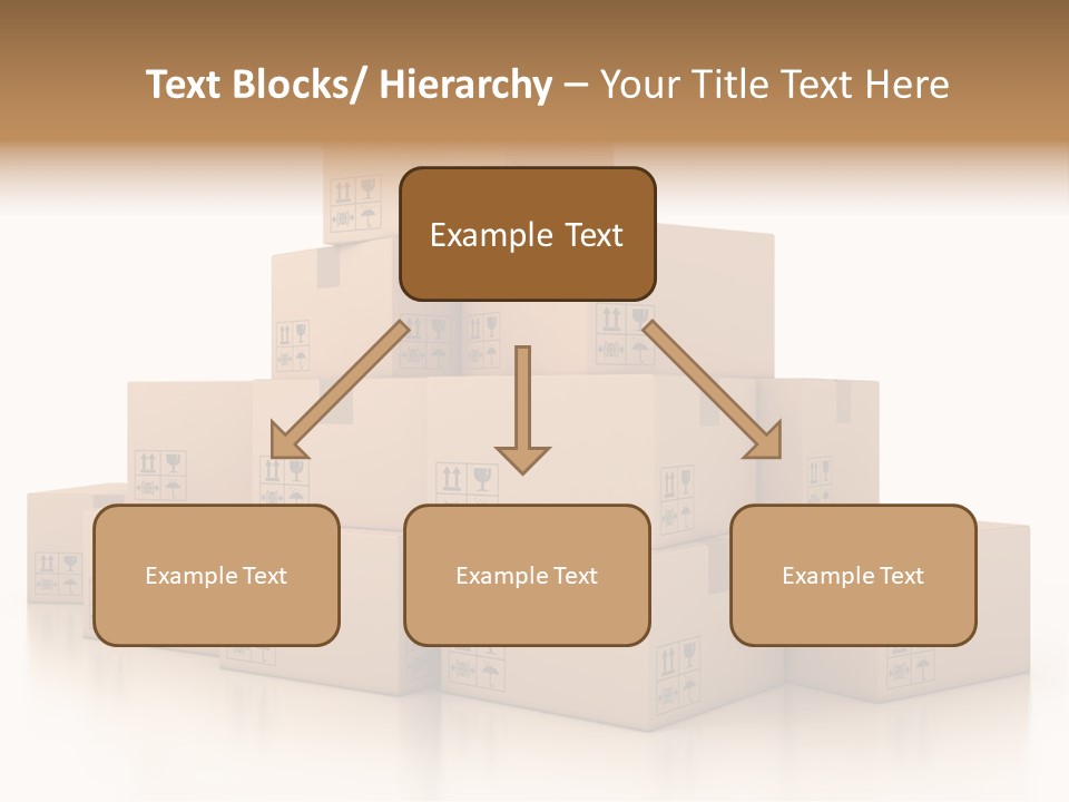 Merchandise Distribution Warehouse PowerPoint Template