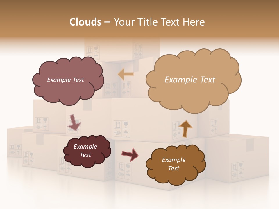 Merchandise Distribution Warehouse PowerPoint Template