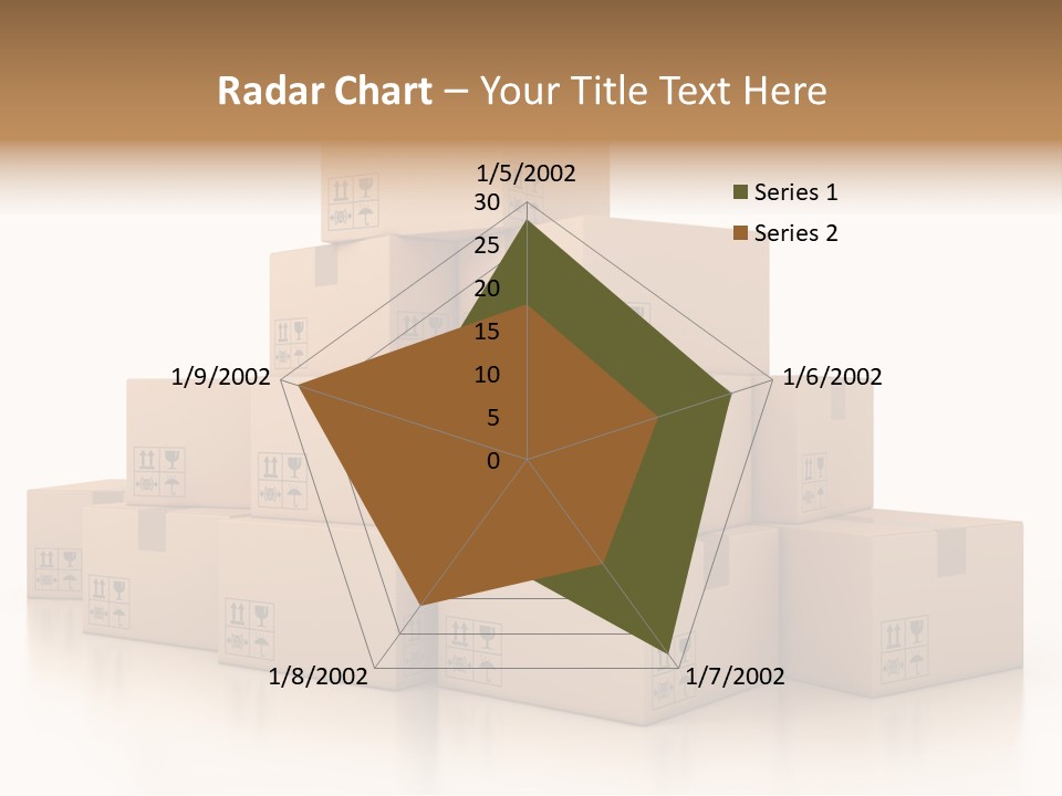 Merchandise Distribution Warehouse PowerPoint Template